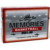 2021/22 Leaf Memories Basketball Hobby 12 Box Case