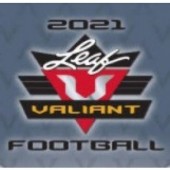 2021 Leaf Valiant Football Hobby 12 Box Case