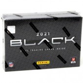 2021 Panini Black Football Hobby 12 Box Case