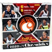 2020/21 Panini Chronicles Basketball Hobby 12 Box Case