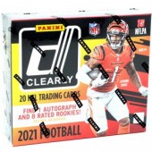 2021 Panini Clearly Donruss Football Hobby 16 Box Case