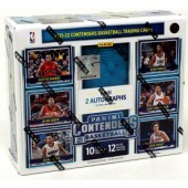 2021/22 Panini Contenders Basketball Hobby 12 Box Case