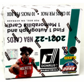 2021/22 Panini Donruss Basketball Hobby 10 Box Case