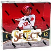 2021 Panini Select Baseball Hobby 12 Box Case