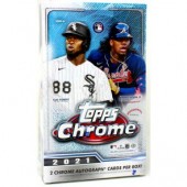 2021 Topps Chrome Baseball Hobby 12 Box Case