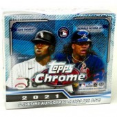 2021 Topps Chrome Baseball Jumbo HTA 8 Box Case