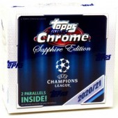 2020/21 Topps UEFA Champions League Chrome Soccer Sapphire Edition Box