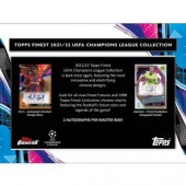 2021/22 Topps Finest UEFA Champions League Soccer Hobby 8 Box Case
