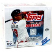 2021 Topps Update Series Baseball Jumbo 6 Box Case