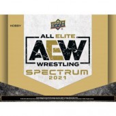 2021 Upper Deck AEW Spectrum Wrestling Hobby 8 Box Case