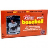 2020 Topps Heritage Minor League Baseball Hobby Box