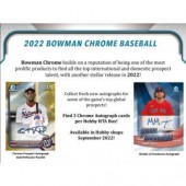 2022 Bowman Chrome Baseball HTA Choice 12 Box Case