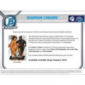 2022 Bowman Chrome Road to UEFA Under 21 European Championship Soccer Lite 16 Box Case
