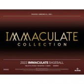2022 Panini Immaculate Baseball Hobby 8 Box Case