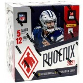 2021 Panini Phoenix Football Hobby 16 Box Case