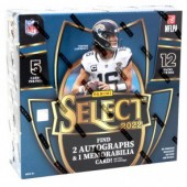 2022 Panini Select Football Hobby 12 Box Case