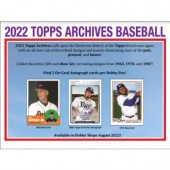 2022 Topps Archives Baseball Hobby 10 Box Case