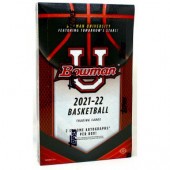 2021/22 Bowman University Basketball Hobby 12 Box Case