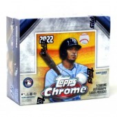 2022 Topps Chrome Baseball Jumbo HTA 8 Box Case