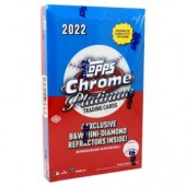 2022 Topps Chrome Platinum Anniversary Baseball Lite 16 Box Case