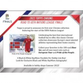 2022 Topps Chrome Road to UEFA Nations League Final Soccer Lite 16 Box Case