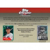 2022 Topps Chrome Platinum Anniversary Baseball Lite 16 Box Case