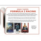 2022 Topps Formula 1 Racing Hobby 12 Box Case