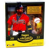 2022 Topps Gold Label Baseball Hobby 16 Box Case