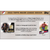 2022 Topps MLS Soccer Hobby 12 Box Case