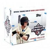 2022 Topps Pro Debut Baseball Hobby 12 Box Case
