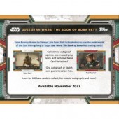 2022 Topps Star Wars Book of Boba Fett Hobby 12 Box Case