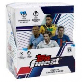 2022/23 Topps UEFA Club Competitions Finest Soccer Hobby 8 Box Case