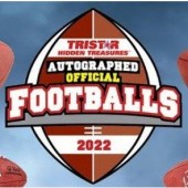 2022 Tristar Hidden Treasures Autographed Official Footballs Box