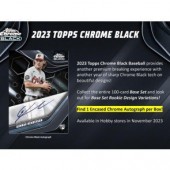 2023 Topps Chrome Black Baseball Hobby Box