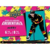 2023/24 Upper Deck Credentials Hockey Hobby 10 Box Case