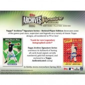 2024 Topps Archives Signature Series Retired Player Ed Baseball Box