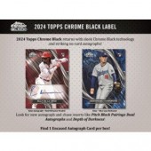 2024 Topps Chrome Black Baseball Hobby Box