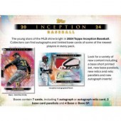 2024 Topps Inception Baseball Hobby 8 Box Case