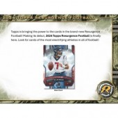 2024 Topps Resurgence Football Hobby 12 Box Case