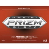 2025 Panini Prizm Black Football Hobby 12 Box Case