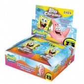2025 Topps Chrome Spongebob Squarepants 25th Anniversary Hobby 12 Box Case