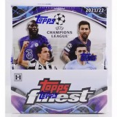 2021/22 Topps Finest UEFA Champions League Soccer Hobby 8 Box Case