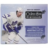 2021/22 O-Pee-Chee Platinum Hockey Hobby 8 Box Case