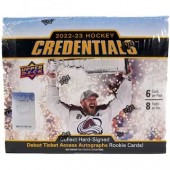 2022/23 Upper Deck Credentials Hockey Hobby Box