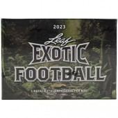 2023 Leaf Exotic Football 20 Box Case