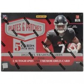 2023 Panini Plates & Patches Football Hobby 12 Box Case