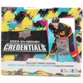 2023/24 Upper Deck Credentials Hockey Hobby 20 Box Case