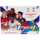 2023/24 Topps UEFA Club Competitions Finest Soccer Hobby 8 Box Case