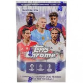 2023/24 Topps UEFA Club Competitions Chrome Soccer Hobby 12 Box Case