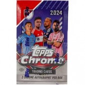 2024 Topps Chrome MLS Soccer Hobby 12 Box Case